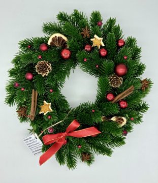 Zimní věnce - Průměr - cca 36 cm