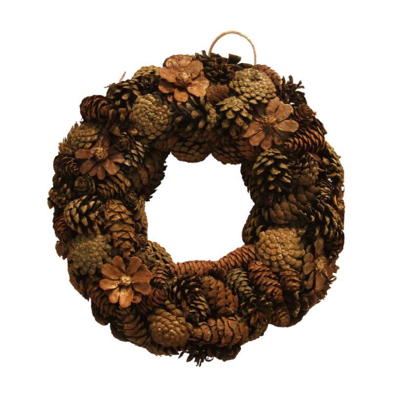 Šiškový věnec - Průměr: 30 cm