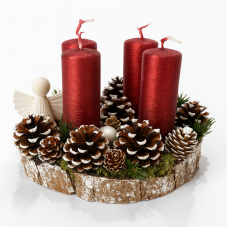 Adventní věnec Vánoční Růže