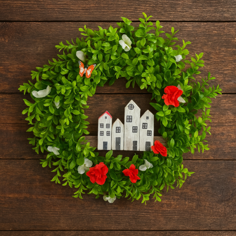 Věnec Vesnička v zeleni