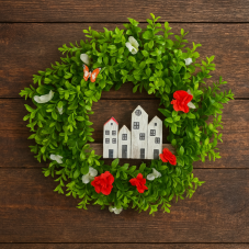 Věnec Vesnička v zeleni