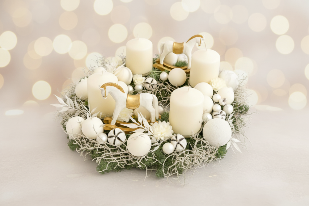 Adventní věnce - Barva - Červená