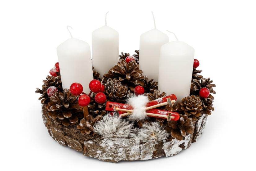 Adventní věnec Zasněžená Zima