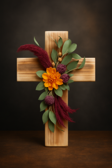 Kříž "Navždy v srdci"