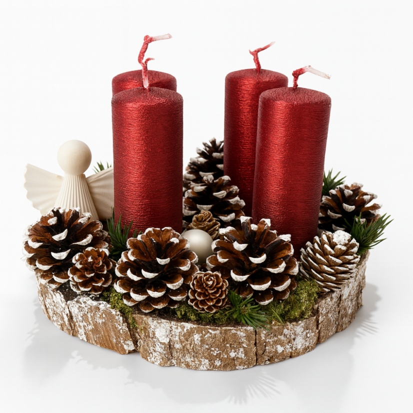 Adventní věnec Vánoční Růže