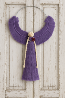 Makramé Anděl strážný