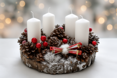 Adventní věnec Zasněžená Zima