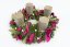Adventní věnec Fuchsiová Elegance - Svíčky: Bez svíček