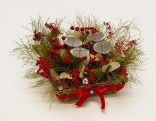 Svícen Vánoční bobule