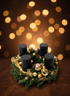 Adventní věnec Luxusní elegance