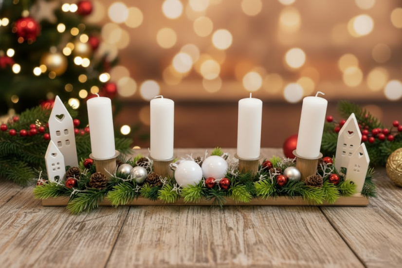 Adventní věnec Vánoční pohoda