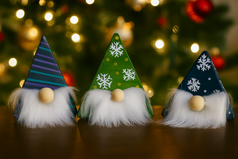 Dřevěný trpaslík - Výška: 10 cm