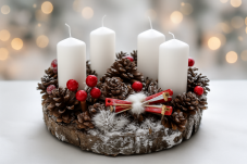 Adventní věnec Zasněžená Zima