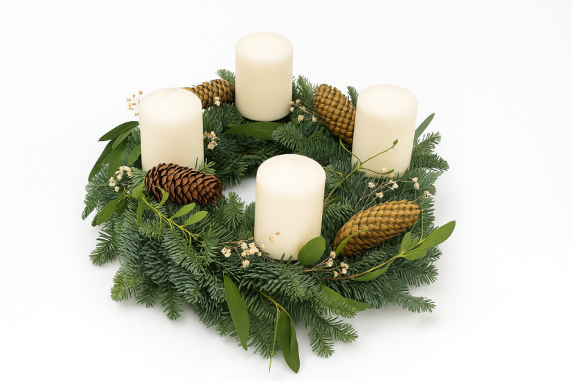 Adventní věnec Zimní světlo